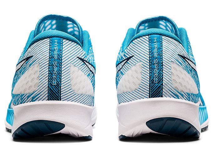 Light Turquoise / White Asics HYPER SPEED Men's Running Shoes | KEFZ3278