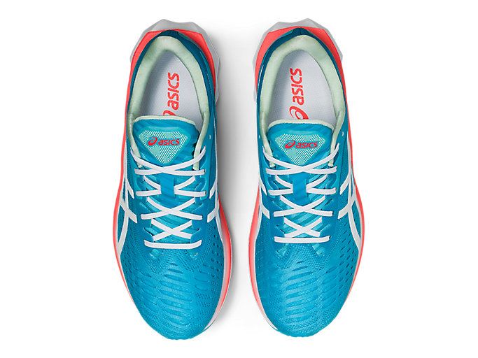 Light Turquoise / White Asics NOVABLAST Women's Running Shoes | AJZH8932