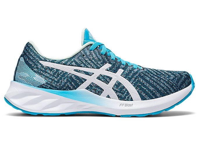 Light Turquoise / White Asics ROADBLAST Women\'s Running Shoes | DKXA9727