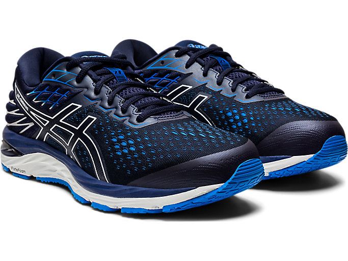 Midnight / Midnight Asics GEL-CUMULUS 21 (4E) Men's Running Shoes | CSPI3373