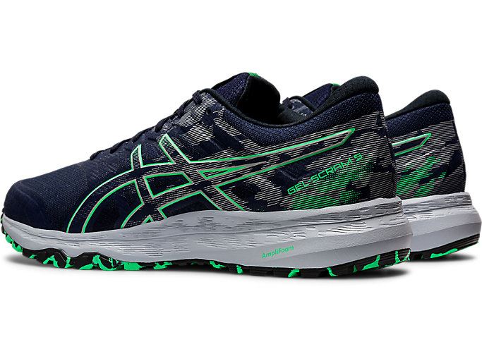 Navy Asics GEL-SCRAM 5 Men's Trail Running Shoes | DXVD8500