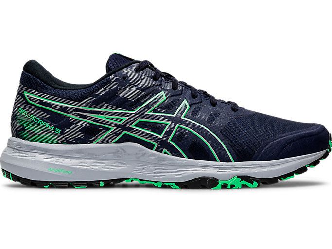 Navy Asics GEL-SCRAM 5 Men's Trail Running Shoes | DXVD8500