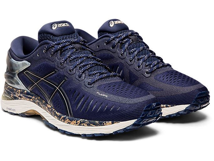 Navy Asics Metarun Women's Running Shoes | HZSW5343