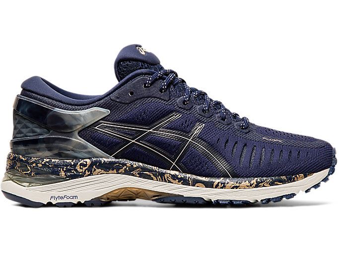 Navy Asics Metarun Women's Running Shoes | HZSW5343