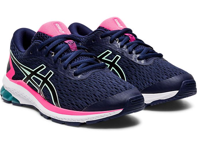 Navy / Black Asics GT-1000 9 GS Kids' Sneakers | NPFP7742