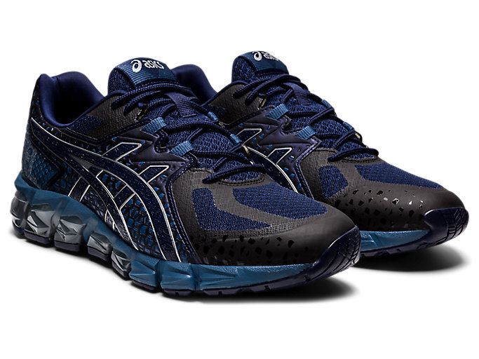 Navy / Dark Grey Asics GEL-QUANTUM 180 5 Men's Sneakers | RXWI3526