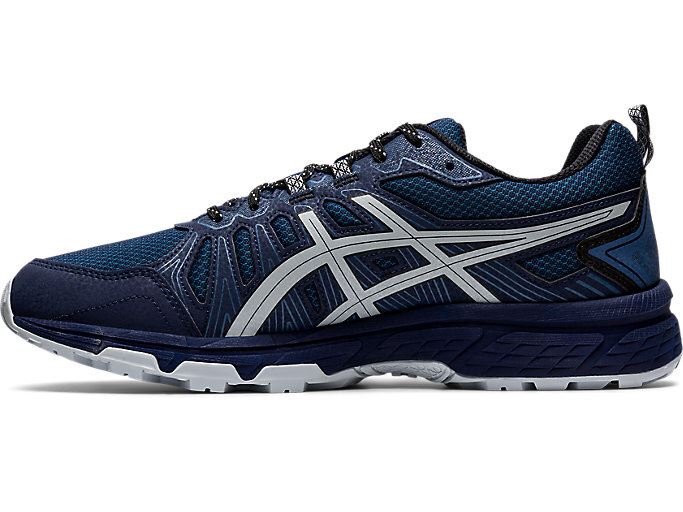 Navy / Grey Asics GEL-VENTURE 7 Men's Trail Running Shoes | DMJV4488