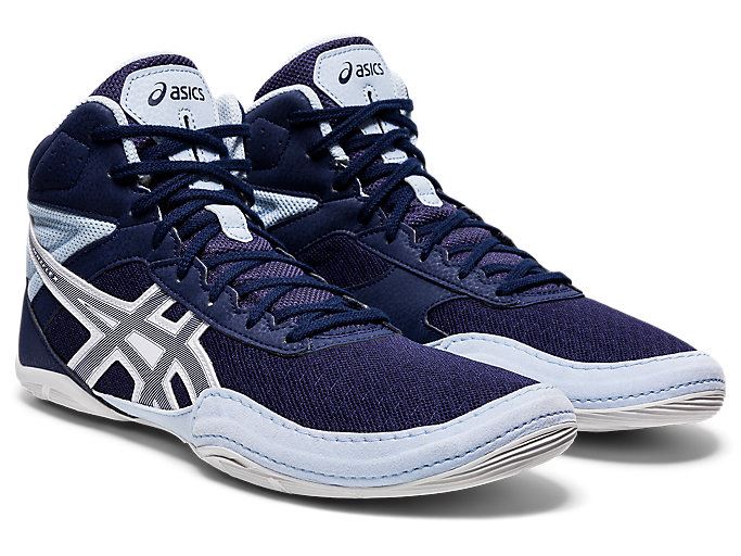 Navy / Navy Asics MATFLEX 6 Men's Wrestling Shoes | TGFR6592