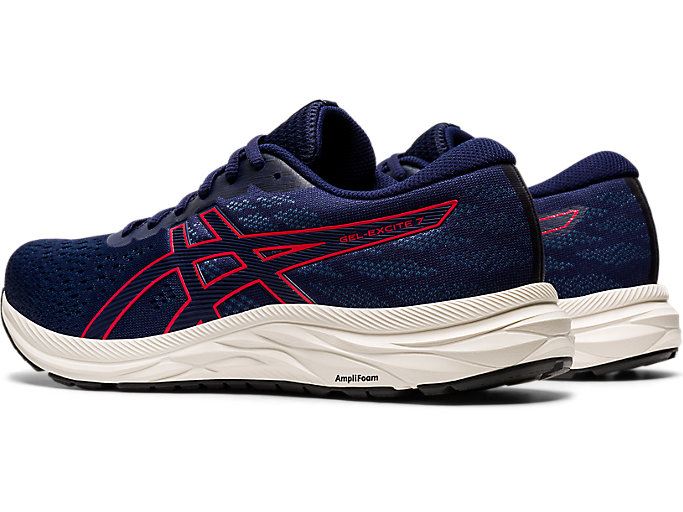 Navy / Red Asics GEL-Excite 7 Men's Running Shoes | UHGG8090