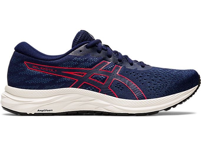 Navy / Red Asics GEL-Excite 7 Men's Running Shoes | UHGG8090