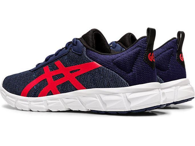 Navy / Red Asics GEL-QUANTUM LYTE Kids' Sneakers | UKUP9559