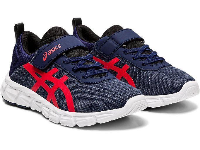 Navy / Red Asics GEL-QUANTUM LYTE PS Kids' Sneakers | ROWG3428