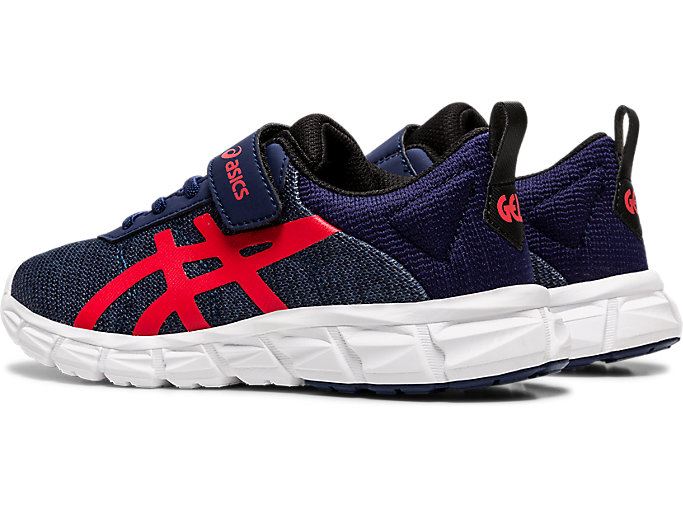 Navy / Red Asics GEL-QUANTUM LYTE PS Kids' Sneakers | ROWG3428