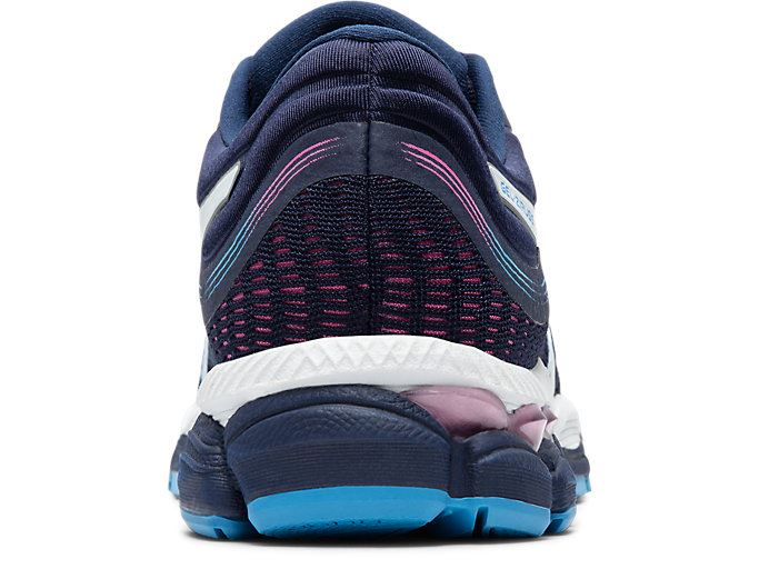 Navy / White Asics GEL-ZIRUSS 3 Women's Running Shoes | QGKY1460