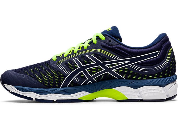 Navy / Yellow Asics GEL-ZIRUSS 3 Men's Running Shoes | ZDBO1521