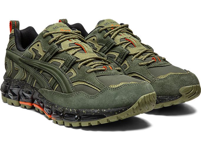 Olive / Olive Asics GEL-NANDI 360 Men's Sneakers | KRIG9356