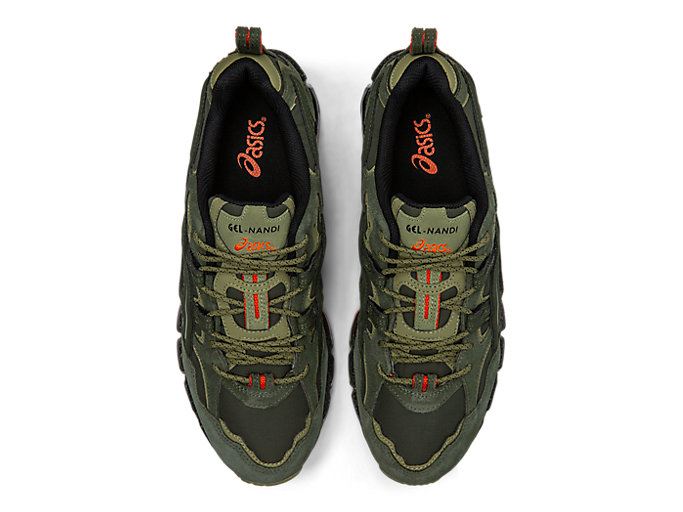 Olive / Olive Asics GEL-NANDI 360 Men's Sneakers | KRIG9356