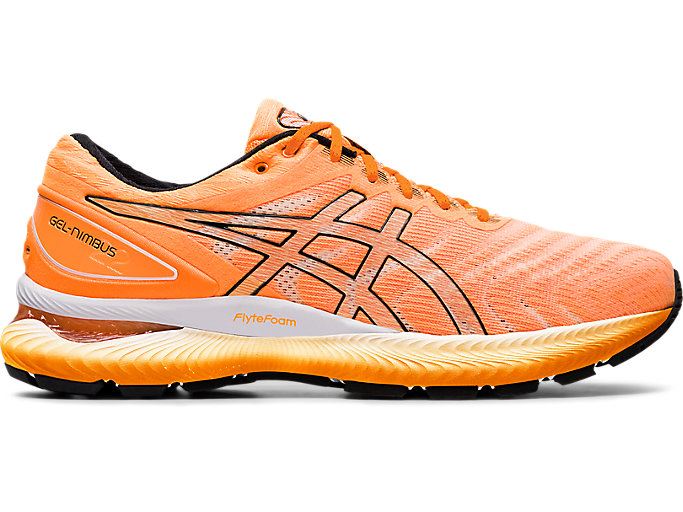 Orange / Black Asics GEL-NIMBUS 22 MODERN TOKYO Men\'s Running Shoes | HSRW7610