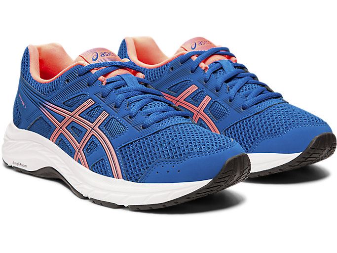 Orange Coral Asics GEL-CONTEND 5 Women's Running Shoes | IGKC1143