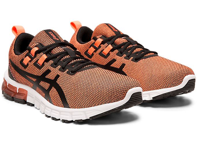 Orange Coral / Black Asics GEL-QUANTUM 90 Women's Sneakers | HVMG5867