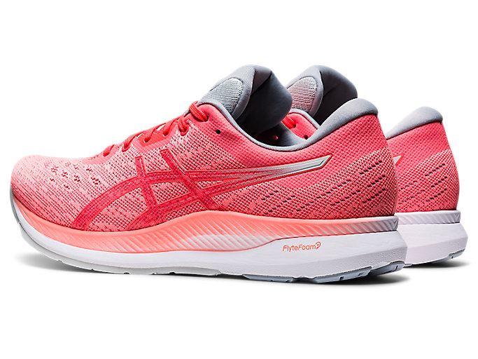 Orange Coral / Coral Asics EVORIDE Women's Running Shoes | UELP2835