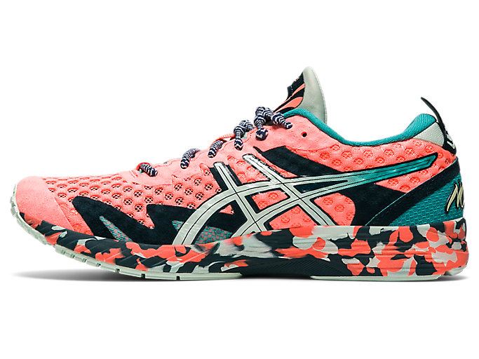 Orange Coral / Mint Asics GEL-NOOSA TRI 12 Women's Running Shoes | CZKE3812