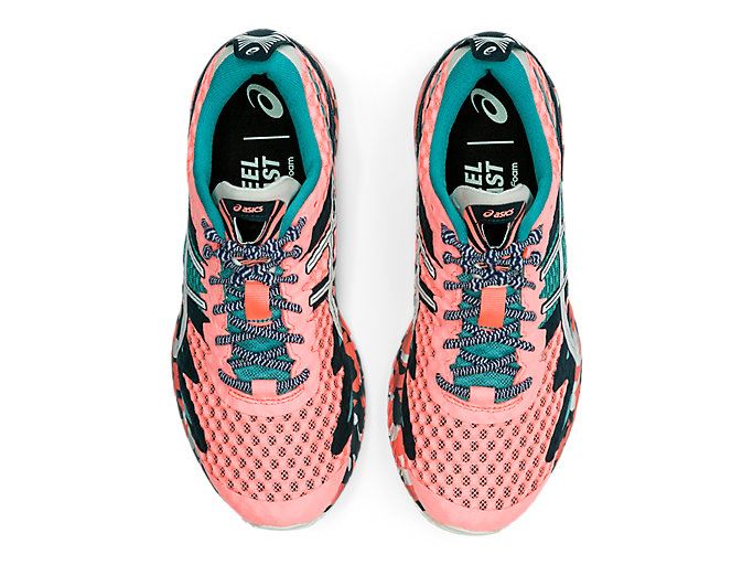 Orange Coral / Mint Asics GEL-NOOSA TRI 12 Women's Running Shoes | CZKE3812