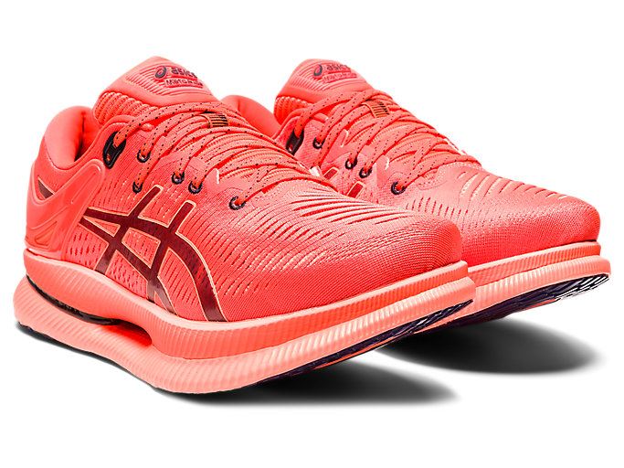 Orange Red Asics METARIDE Men's Running Shoes | JPZH0213