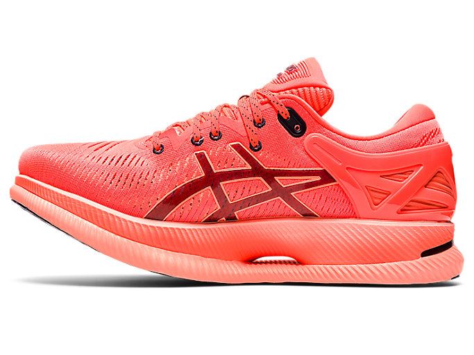 Orange Red Asics METARIDE Men's Running Shoes | JPZH0213