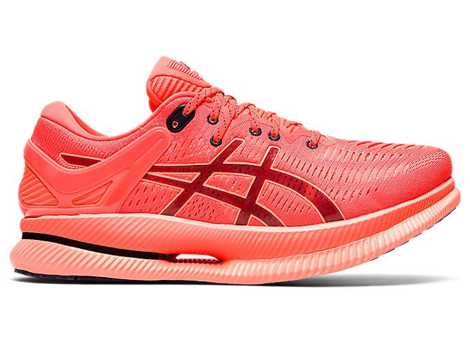 Orange Red Asics METARIDE Men\'s Running Shoes | JPZH0213