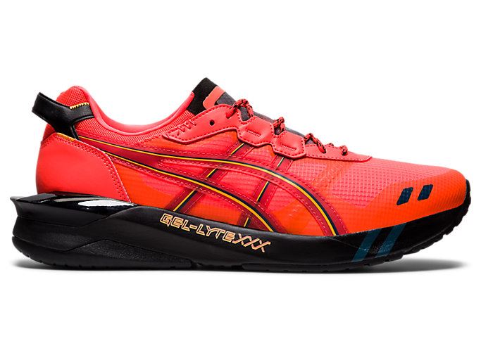 Orange Red / Black Asics GEL-LYTE XXX Men's Sneakers | WQUT7885