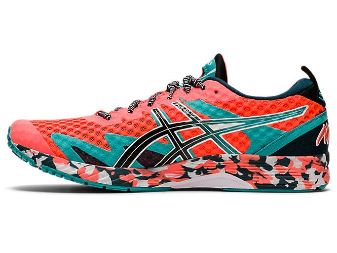 Orange Red / Black Asics GEL-NOOSA TRI 12 Men's Running Shoes | WWTV3183