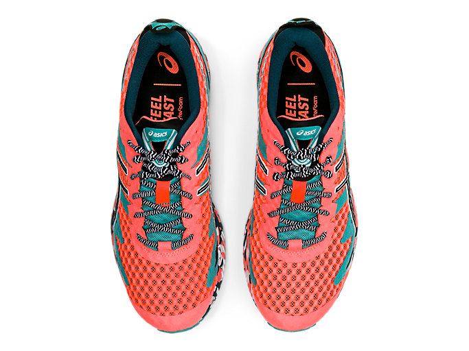 Orange Red / Black Asics GEL-NOOSA TRI 12 Men's Running Shoes | WWTV3183