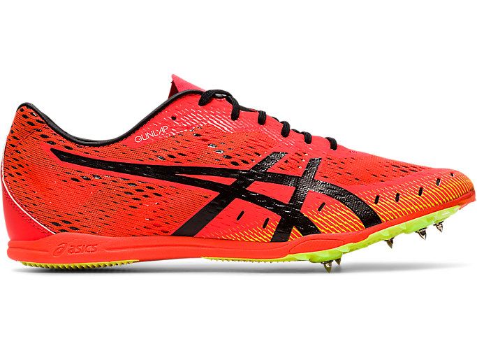 Orange Red / Black Asics GUN LAP 2 Men's Track Shoes | OZMJ5271