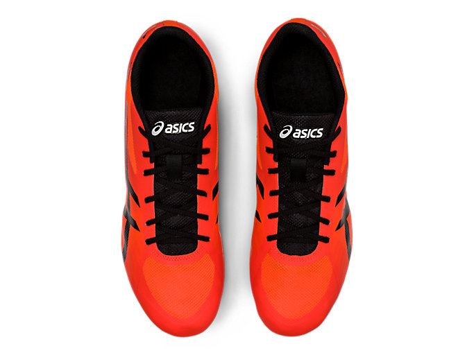 Orange Red / Black Asics Hyper MD 7 Men's Track Shoes | JBHQ4294