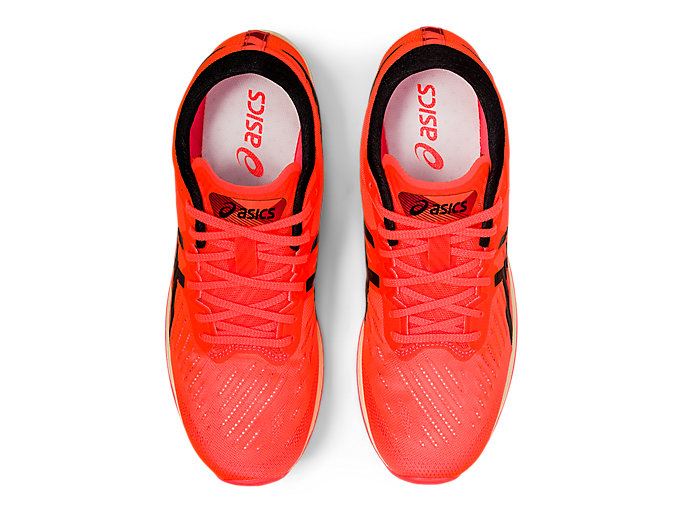 Orange Red / Black Asics METARACER TOKYO Women's Running Shoes | IRNM6062