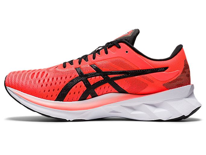 Orange Red / Black Asics NOVABLAST Men's Running Shoes | DBMM6871