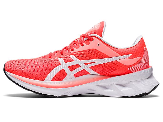 Orange Red / Black Asics NOVABLAST Women's Running Shoes | KOLR7544