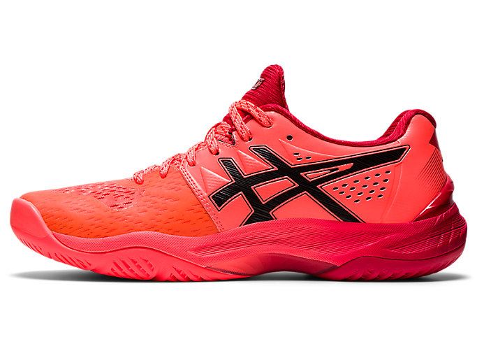 Orange Red / Black Asics SKY ELITE FF TOKYO Women's Volleyball Shoes | NRJE3435