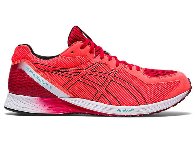 Orange Red / Black Asics TARTHEREDGE 2 Men\'s Running Shoes | DQHN8427