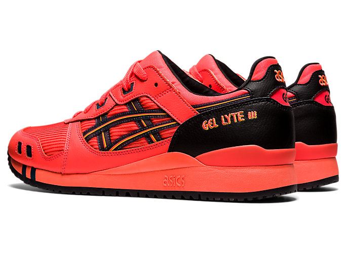 Orange Red / Orange Red Asics GEL-Lyte III Men's Sneakers | EGKU2673