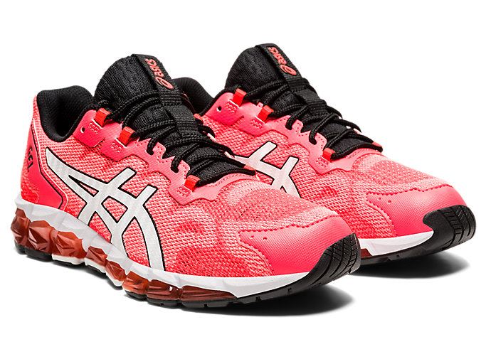 Orange Red / White Asics GEL-QUANTUM 360 6 Women's Sneakers | ADXI3099