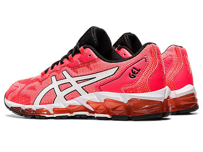 Orange Red / White Asics GEL-QUANTUM 360 6 Women's Sneakers | ADXI3099