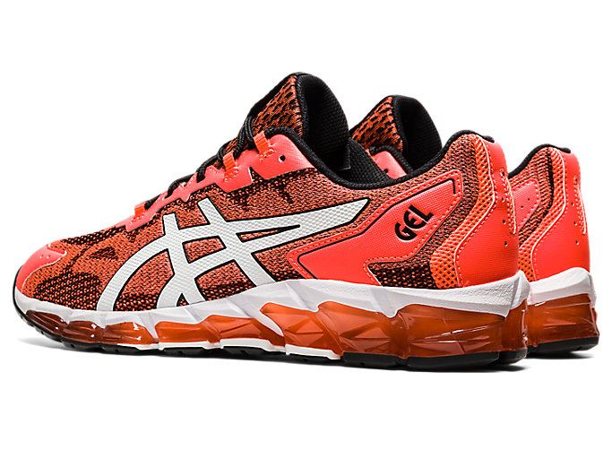 Orange Red / White Asics GEL-QUANTUM 360 6 Men's Sneakers | YCMG6938