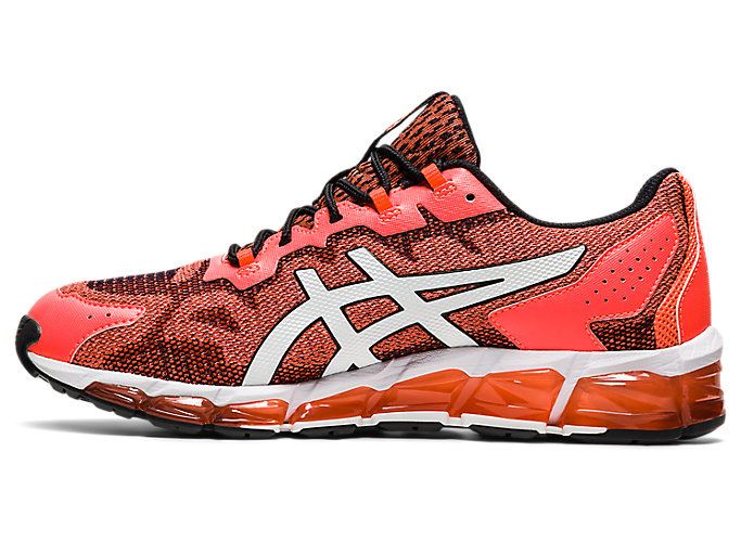 Orange Red / White Asics GEL-QUANTUM 360 6 Men's Sneakers | YCMG6938