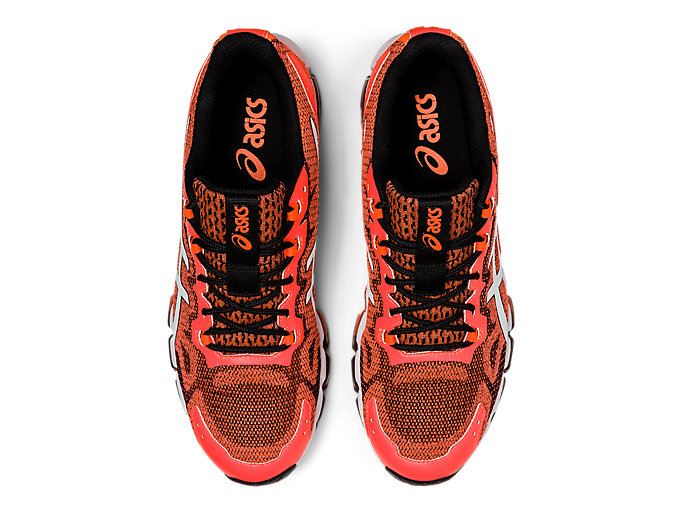 Orange Red / White Asics GEL-QUANTUM 360 6 Men's Sneakers | YCMG6938