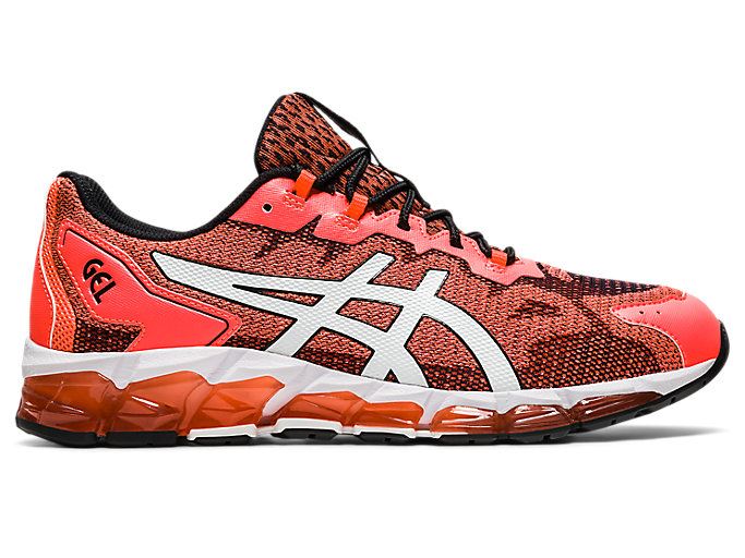 Orange Red / White Asics GEL-QUANTUM 360 6 Men\'s Sneakers | YCMG6938