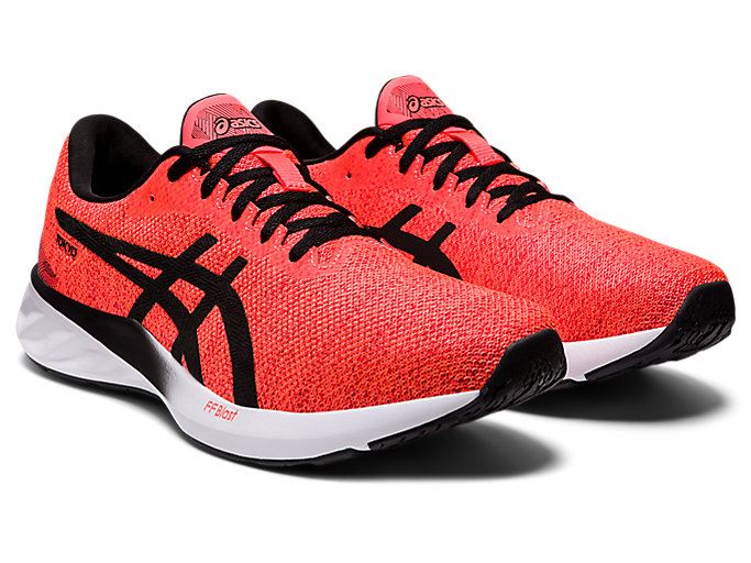 Orange Red / White Asics ROADBLAST Men's Running Shoes | FUBW1976