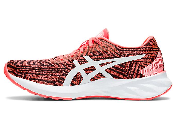 Orange Red / White Asics ROADBLAST TOKYO Women's Running Shoes | QVDO5816