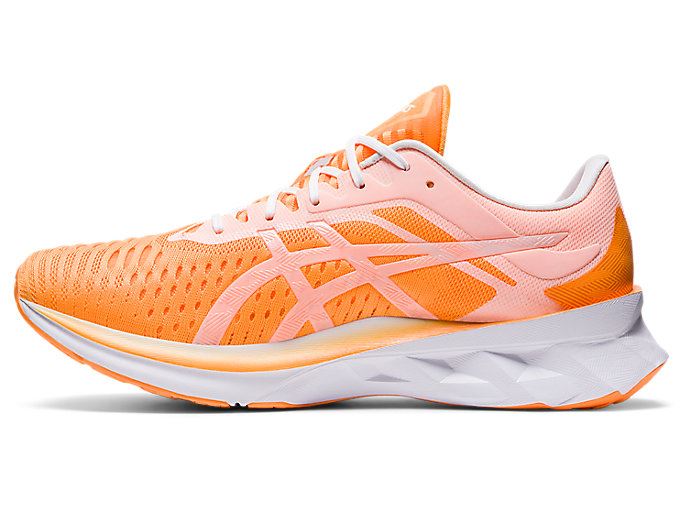 Orange / White Asics NOVABLAST Men's Running Shoes | KZDM1817